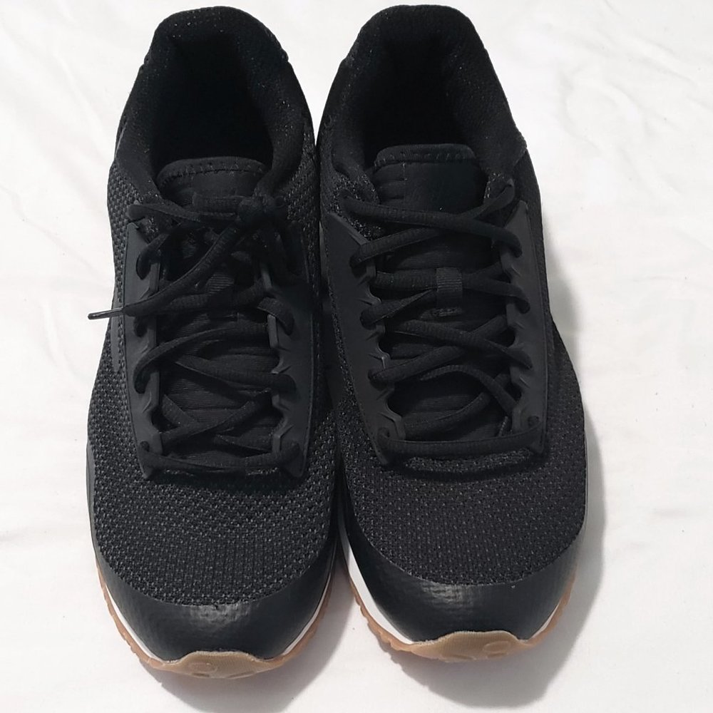 Fila Highland 1CM00422-052 Mens Black Canvas Low Top Life Styel Sneakers Sz 10.5